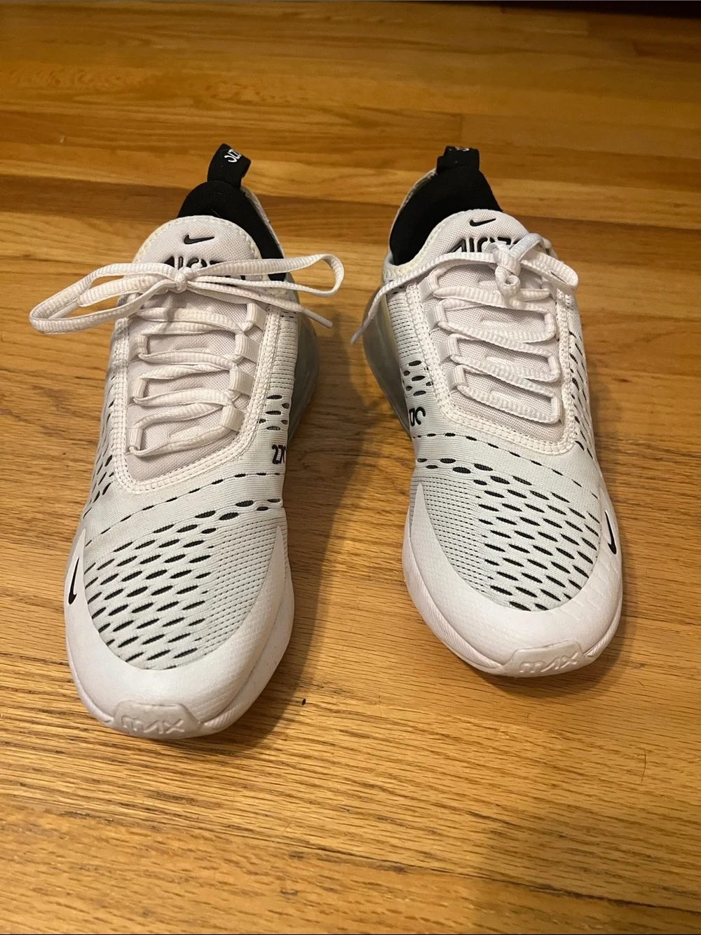 Nike Air Max 270 White Black Sneakers